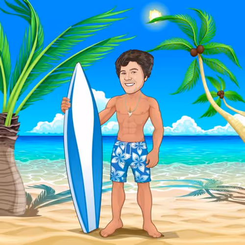 Surfer Dude Matthias Christ 