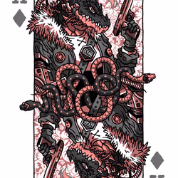 King of Diamonds #021 Red