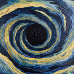 Van Gogh Black Hole