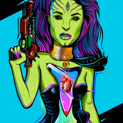Crypto Alien Babes Project - Keva Hangoria