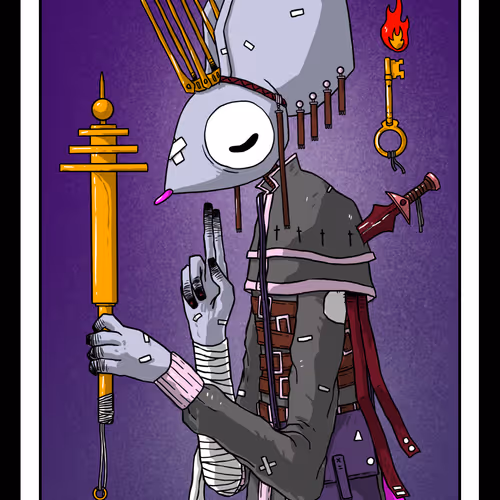 Rosko Sees The Future A Tarot Card Project