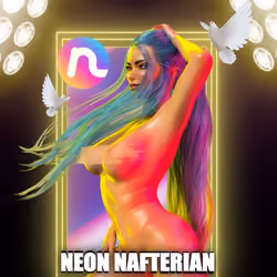 Animated Card Neon Nafterian