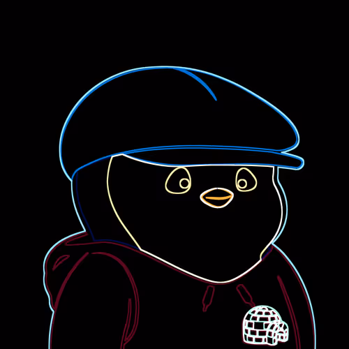 Neon Pudgy Penguin 704