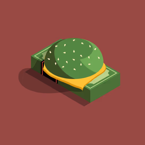 Fast Food Money Stacks