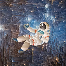 Laid-backStronaut #010 "It's Nice to be in Orbit"
