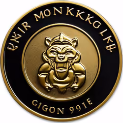 Collectible coins with monkeys #24