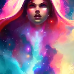 Fantasy Nebula Woman #07