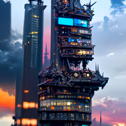 Bryullov's gothic tower