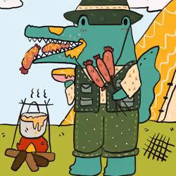 Gen 2 ::Hungry Croco from Camp Site