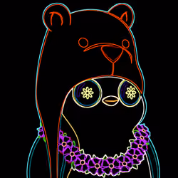 Neon Pudgy Penguin 396
