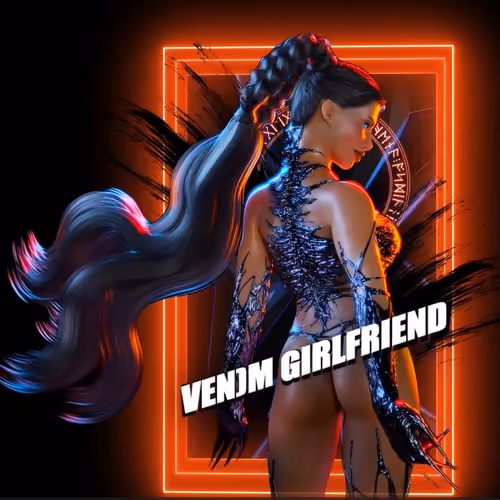 Animated Card Ven0m Girlfriend
