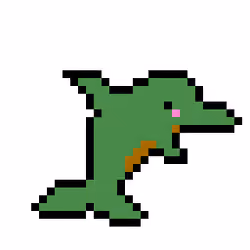 Pixel Dolphin #98