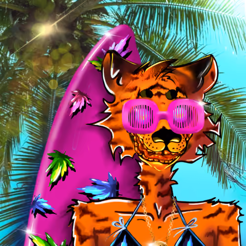 surfer Tiger