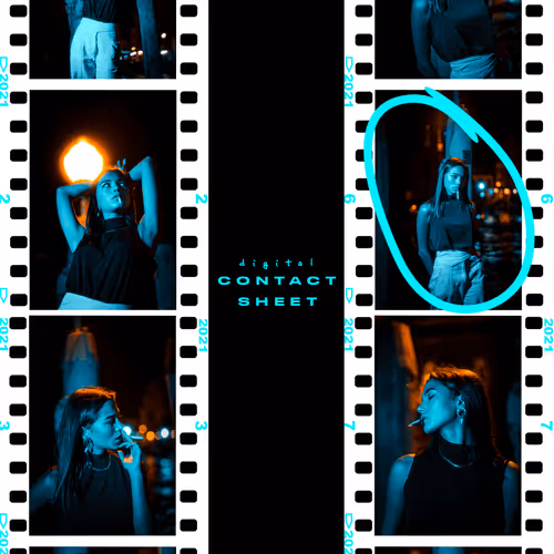 By The Water - Contact Sheet