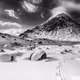 Snow on buachaille etive mor