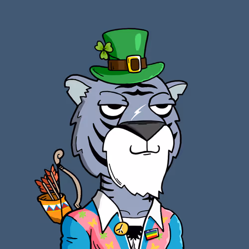 Grouchy Tiger Social Club #551