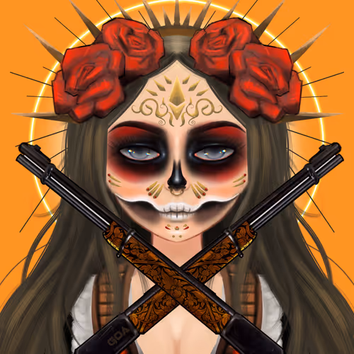 lady dia de los muertos