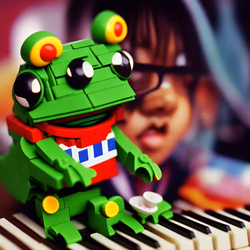 Pepe The Toy Brick Frog Mt8v2beFoK