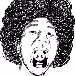 Pandism no.003 Afro panda