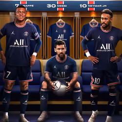 PSG MNM Messi-Neymar-Mbappe