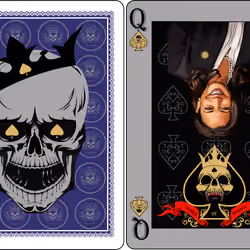 COVID CARDS QUEEN OF SPADES