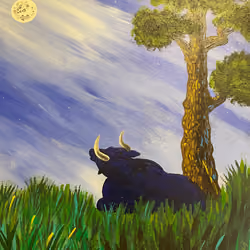 Dreaming Bull #1 by MAWS