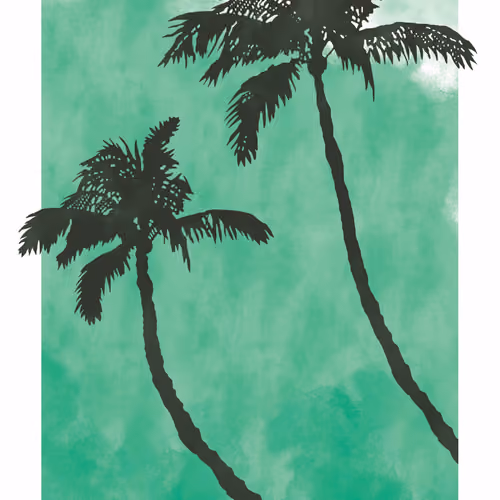 Green Tropic Palms