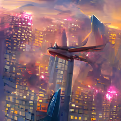 Planes and skyscrapers #108