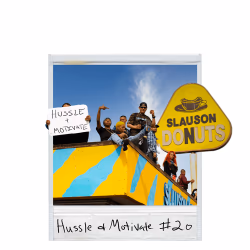 Raven50mm - HUSSLE AND MOTIVATE - A Collection of 19 Hand-Designed Polaroids