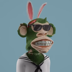 3D Bored Ape Club #351