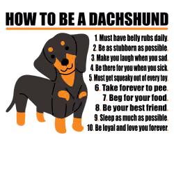 Dachshund Inspirational #6