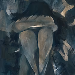 ' contemplations'  Arcrylic on canvas