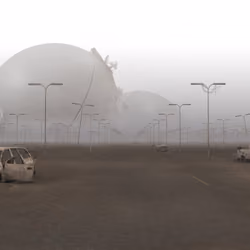 Parking Lot Noon
