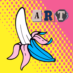Blue Banana Art