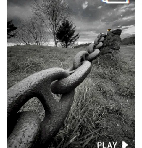 chain on block