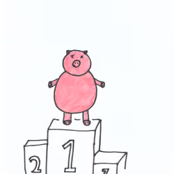 winning first place