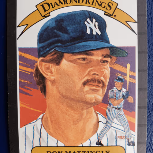 1989 Donruss Diamond Kings baseball New York Yankees Don Mattingly #26, YANKEES