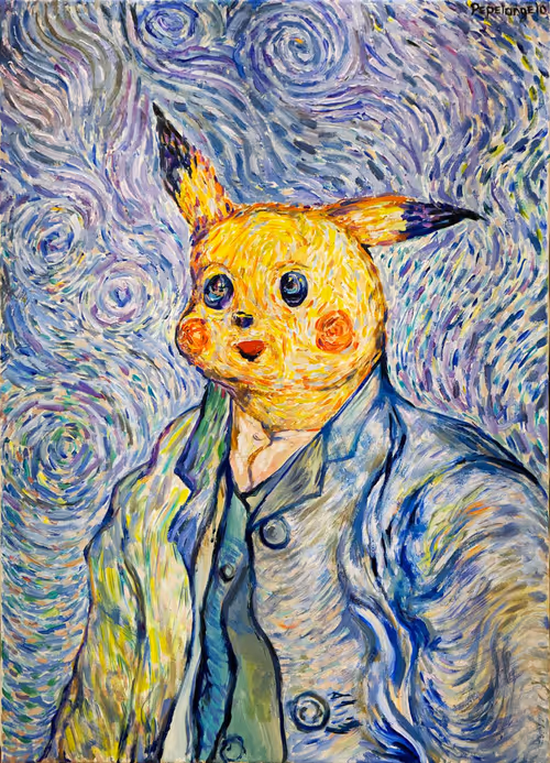 Pikachu Van Gogh