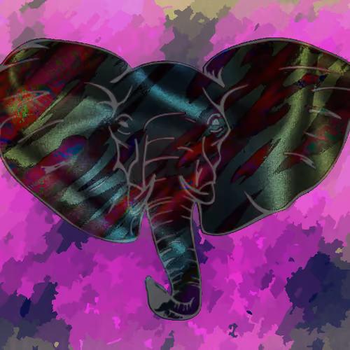 Painted Elephant #20