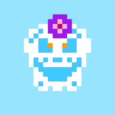 Kawaii SKULL #9151