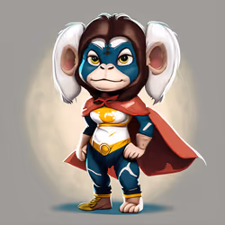 Cute APE Superhero 010