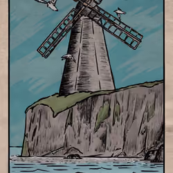 Blue Skies - Windmill