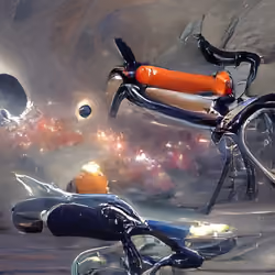 Bycicle in space