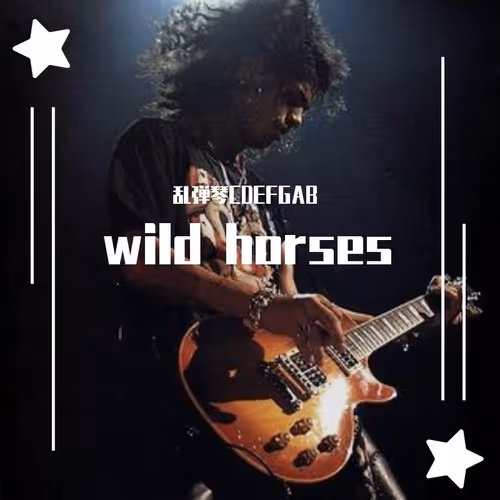 Wild Horses - cover Slash