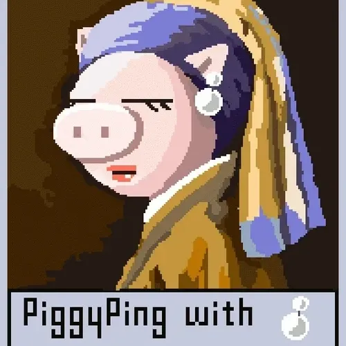 PiggyPing Pixel Art