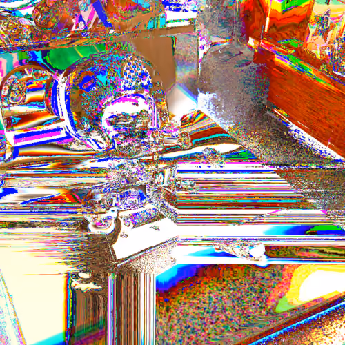 glitch living room