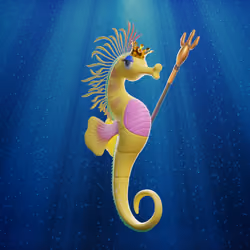 Legendary Sea Horse 3D Art SevenSeas7NFT #18