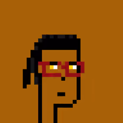 Casly with glasses as punk
