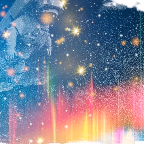Rainbow Astronaut