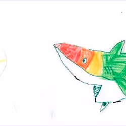 Rainbows Shark's Jaws chases the Sun
